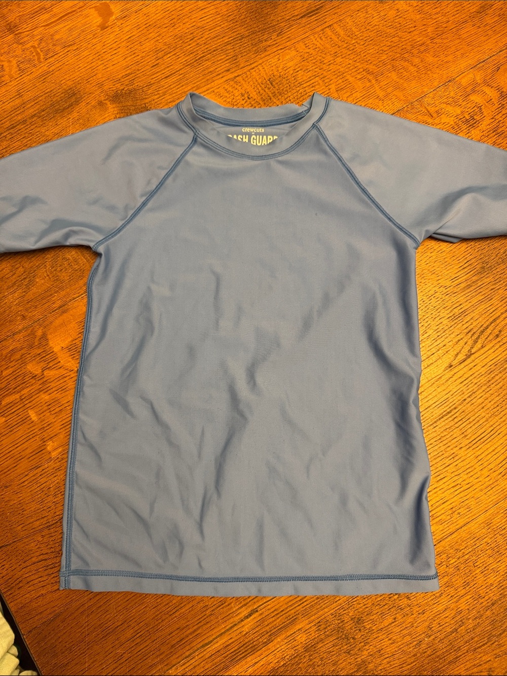 Crewcuts Kids Rash Guard Swim Shirt - Light Blue